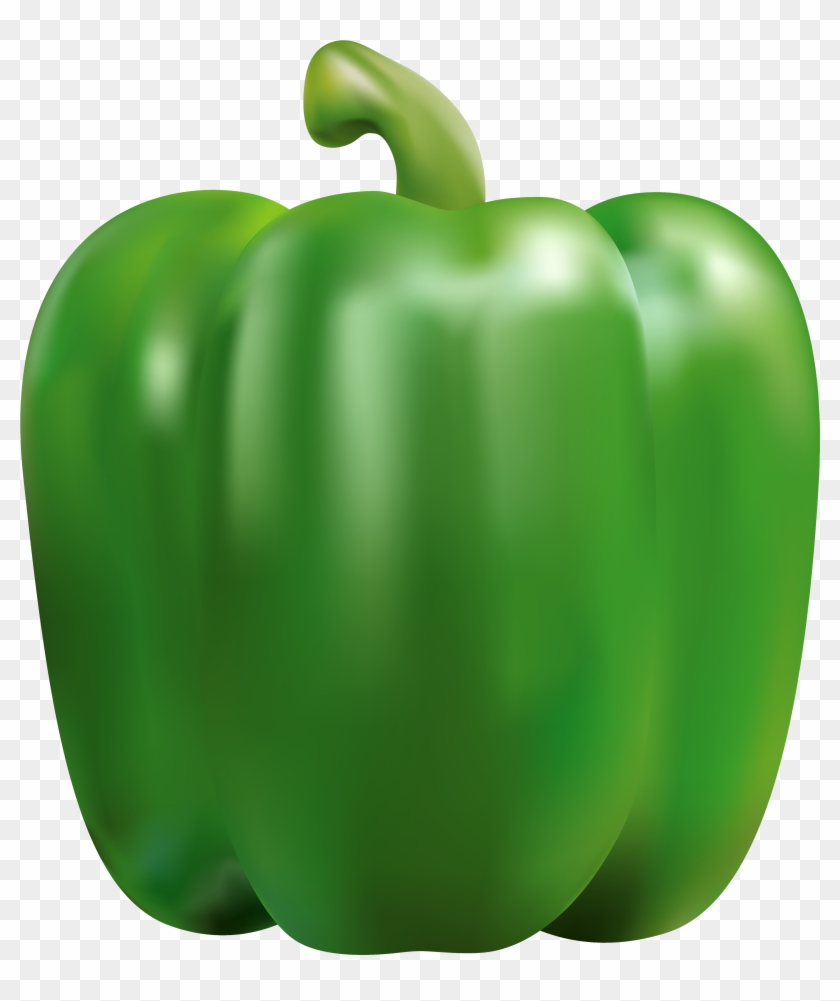 Free Green Pepper Cliparts, Download Free Clip Art, - Capsicum Clipart #390907