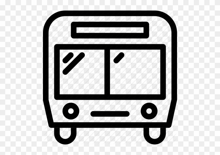 Bus, Creative, Grid, Land, Outline, Passengers, Public, - Bus Icon Png Outline #390910