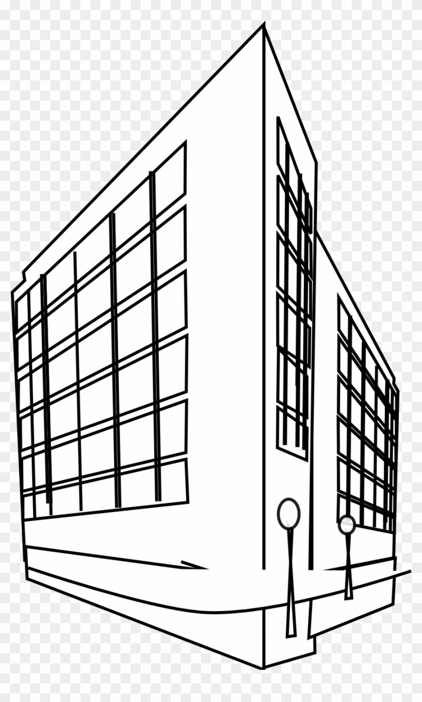 Construction Clipart Black And White - Building Clipart Black And White #390948