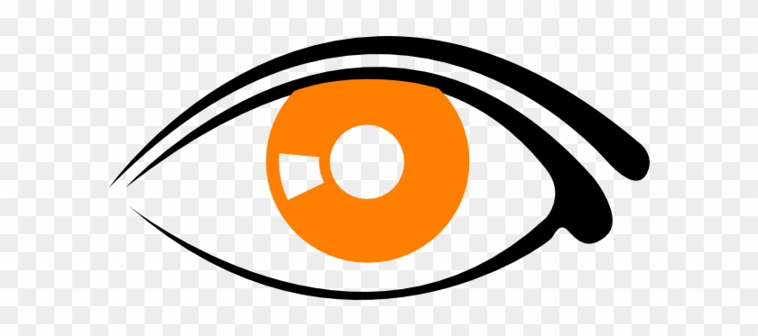 Eye Clipart Orange - Eyes Clipart Black And White #390981