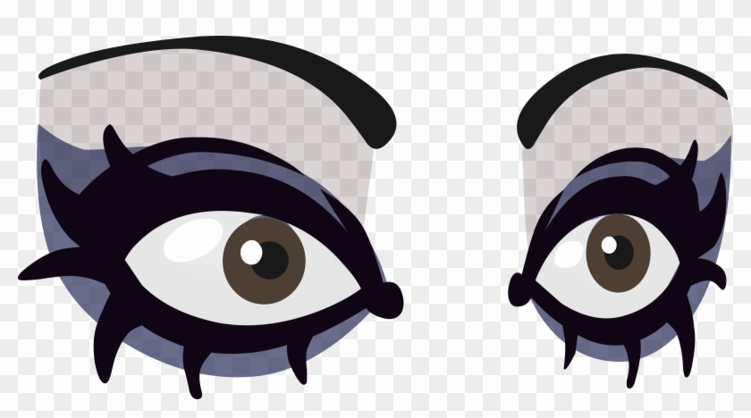 Big Image - Goth Eyes Clipart #390988