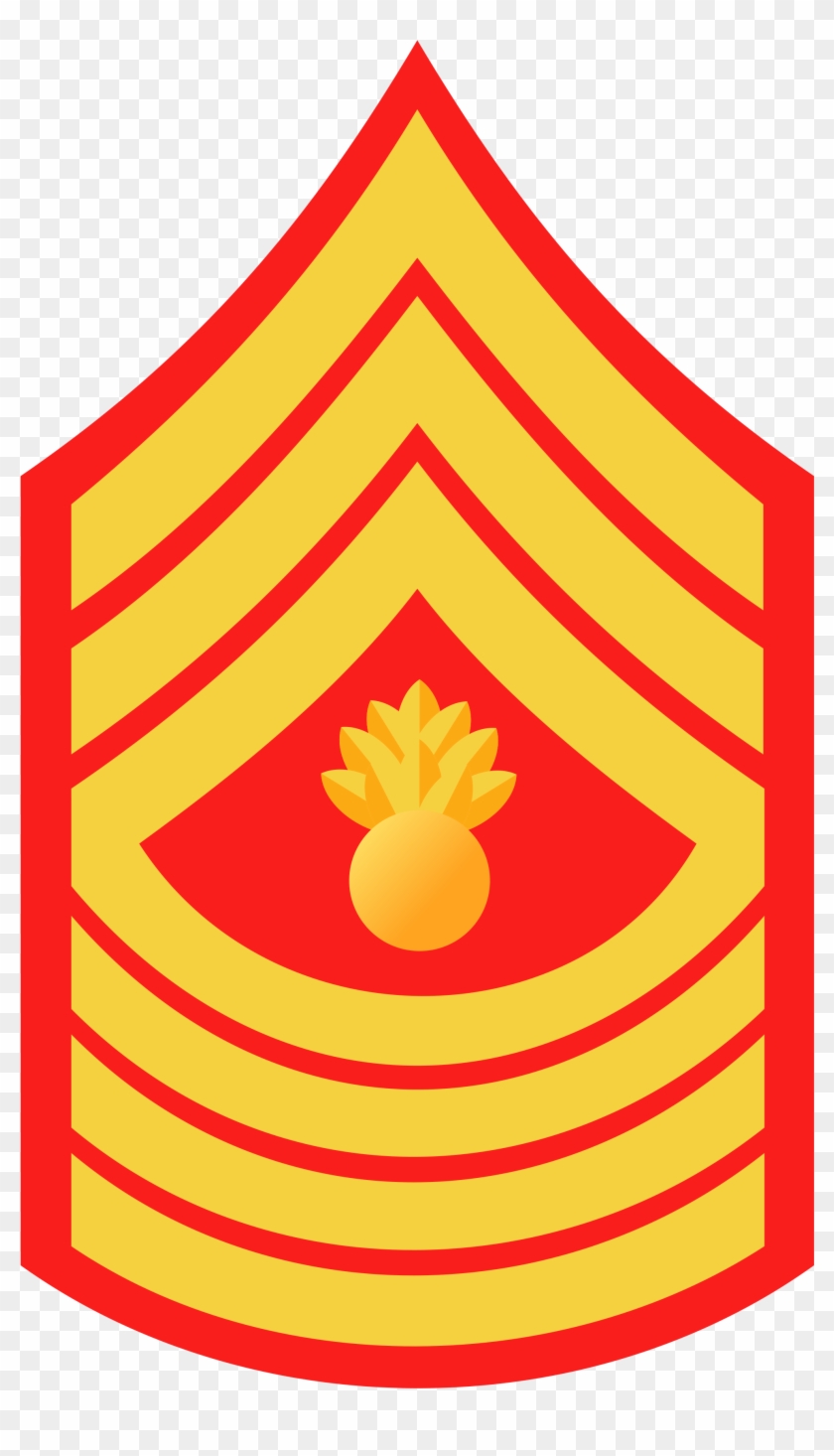 How To Draw A Police Badge 17, Buy Clip Art - Sergeant Major Of The Marine Corps Rank #391012