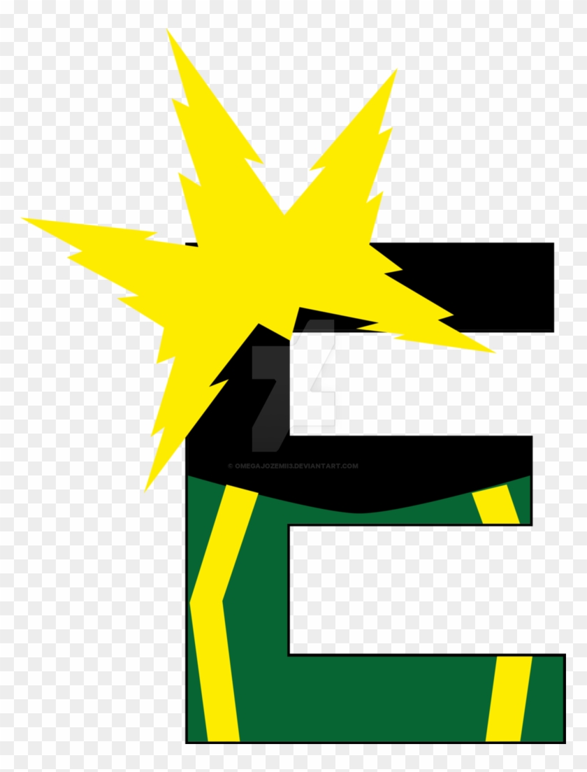 E By Omegajozemii3 - Electro Superhero Logo #391014
