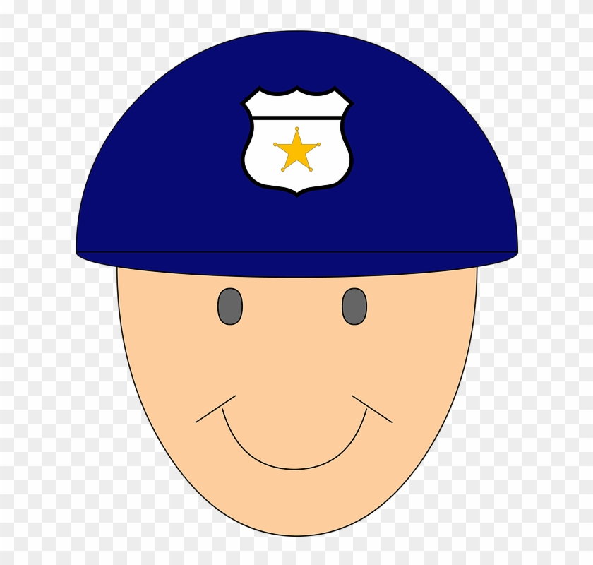 Cartoon Police Badge 16, Buy Clip Art - Carro Policia Desenho Fundo Transparente #391018