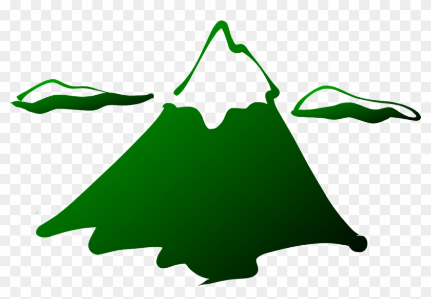Snow Hiking Cliparts 18, - Mountain Clip Art #391049