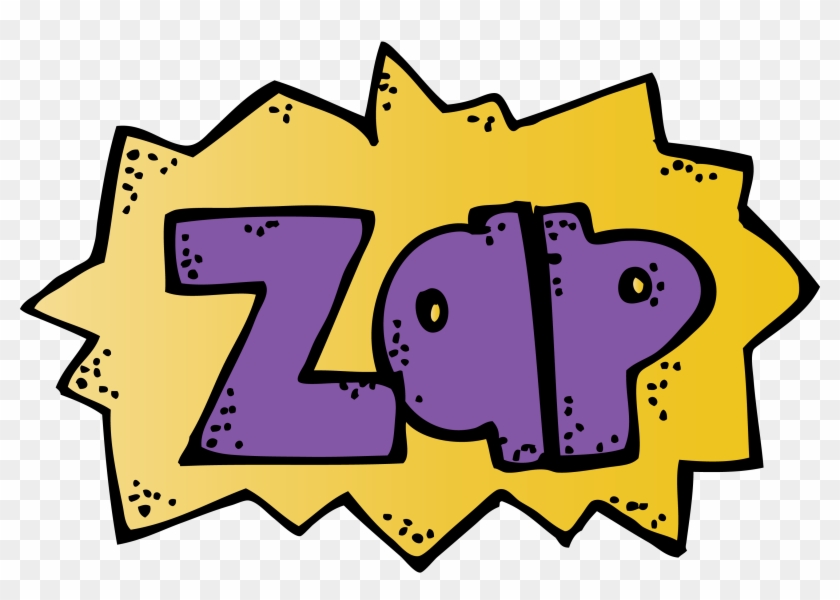 Zap Word Bubble - Melonheadz Superheroes Png #391193
