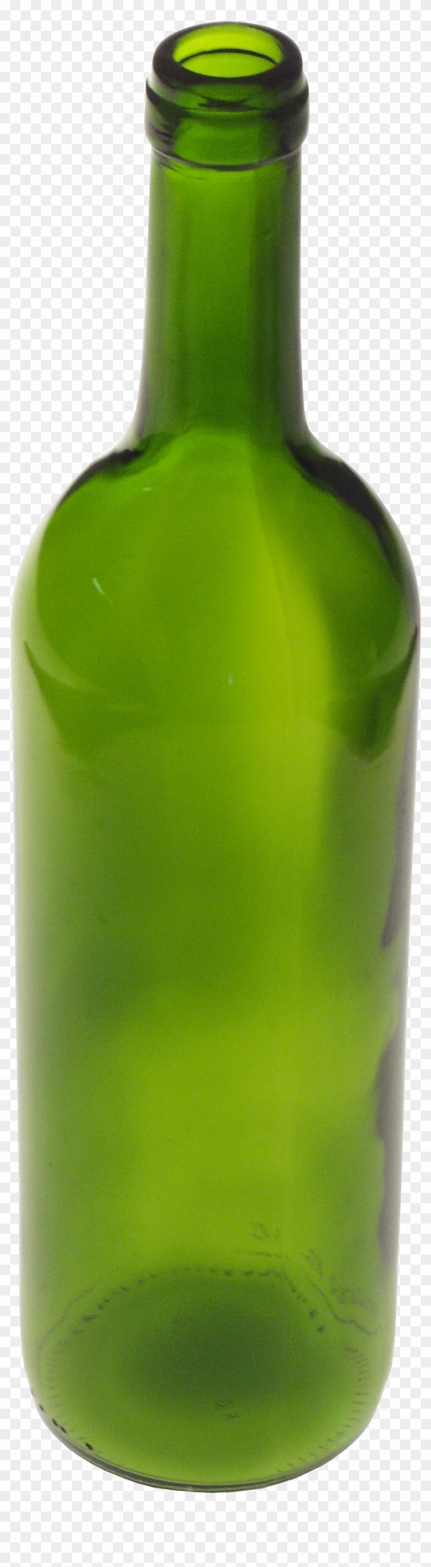 Container Clipart Glass Bottle - Green Bottle Png #391213