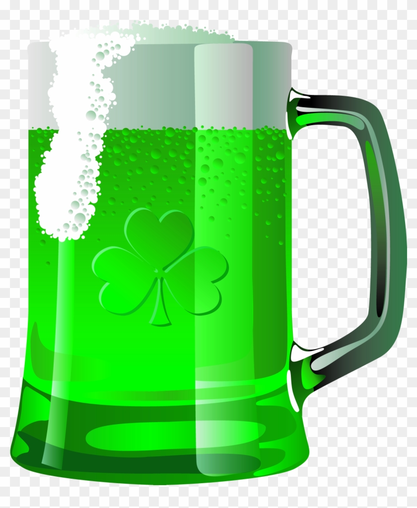 Transparent Saint Patrick Green Beer Png Picture - Beer #391238
