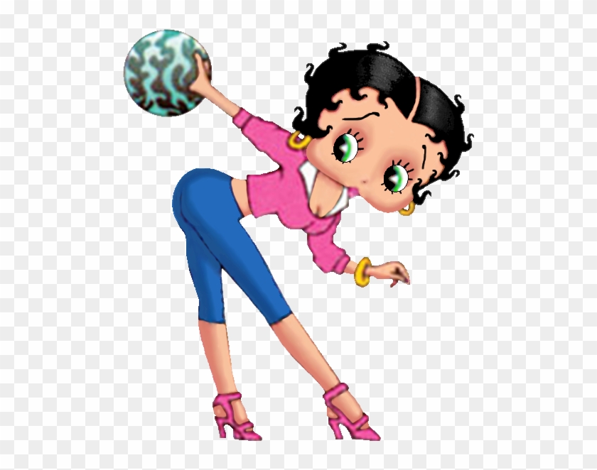 Diver Clipart Diva - Betty Boop Bowling Gif #391249