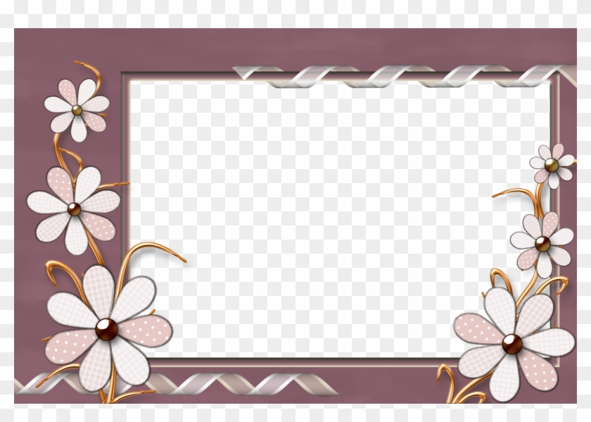 Mauve Clipart Frame - Frame Florist Transparent Png #391303