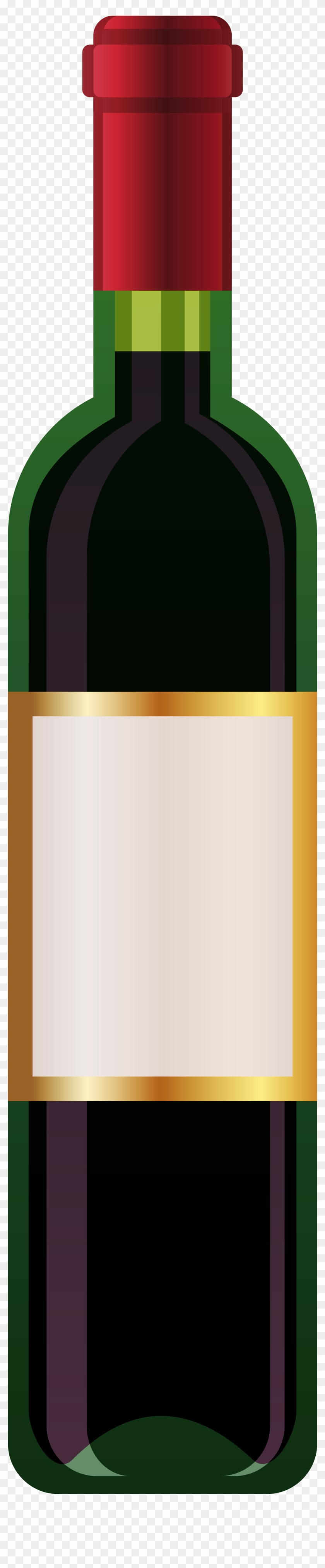 Bottle Of Wine Clipart - Wine Cooler #391305