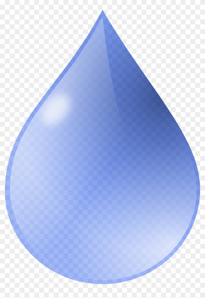 Free Water Drop Clipart Illustration - Draw A Water Drop #391315