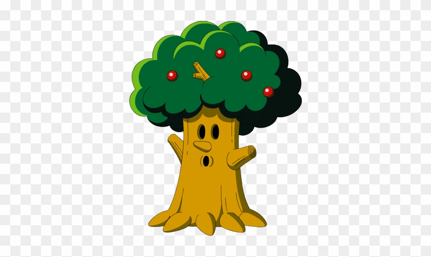 The Forest King First Appeared In Kirby's Dream Land - Apple Tree Clipart With A Face #391323