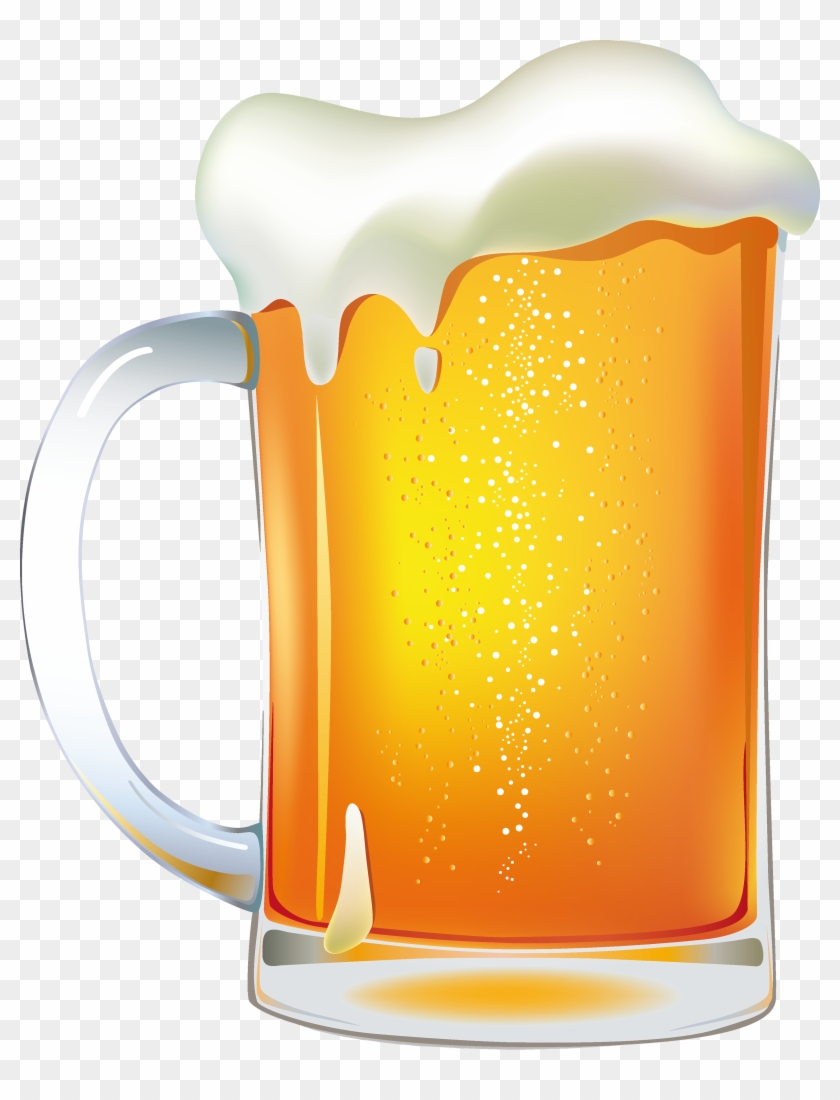 Drinking Beer Clipart Image Black And White Man With - Beer Png #391335