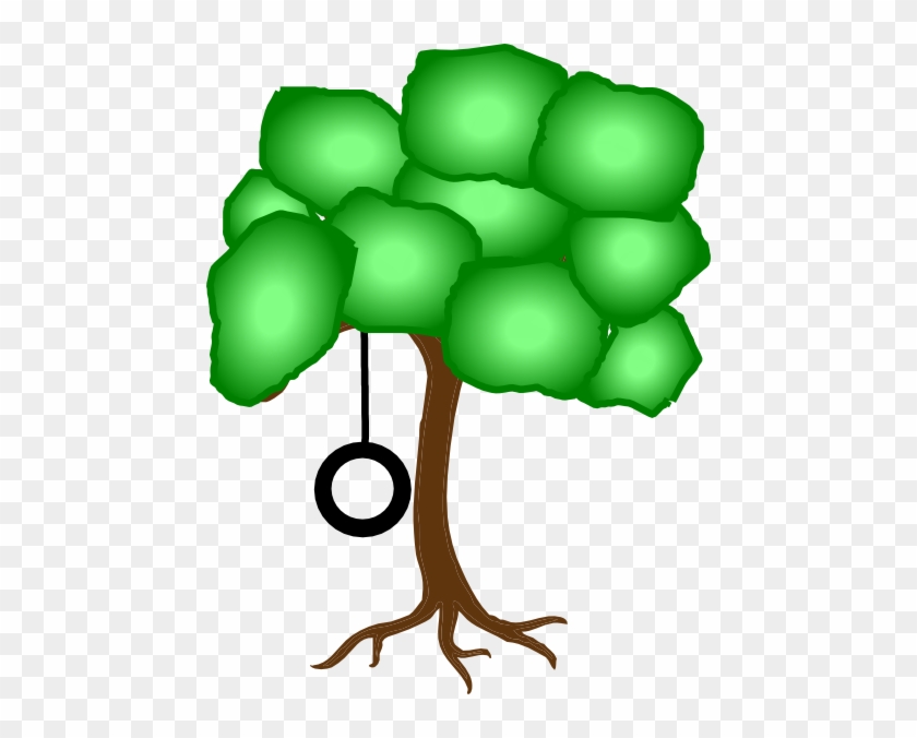 Pin Clipart Tire Swing Hanging From An Apple Tree Royalty - Tire Swing Clipart #391338