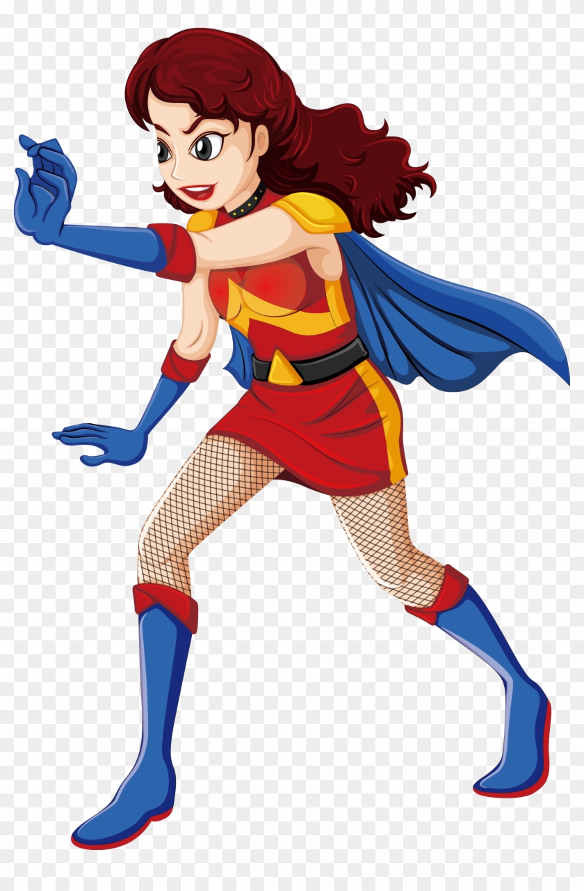 Superhero Royalty-free Photography Illustration - Woman Superhero Custom Lunch Box #391359