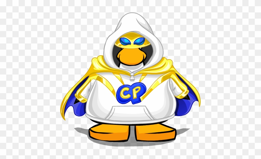 Super Hero Hoodie From A Player Card - Super Heroes Club Penguin #391380