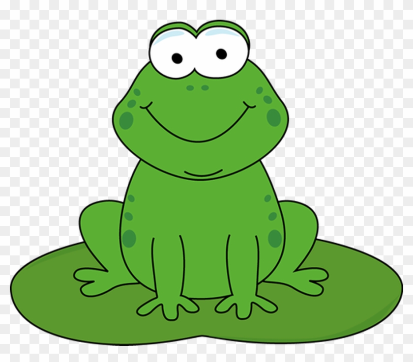 We Are The 'friendly Frogs' - Frog On Lily Pad Clipart #391479