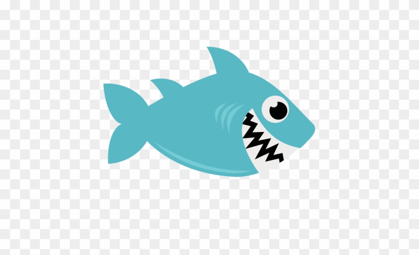 Cute Shark Clipart - Transparent Background Shark Clipart #391568