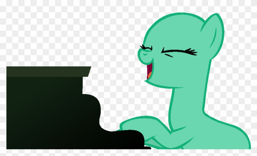 Mlp Base I Can Play The Piano By Twittershy - Pony Base Piano #391762