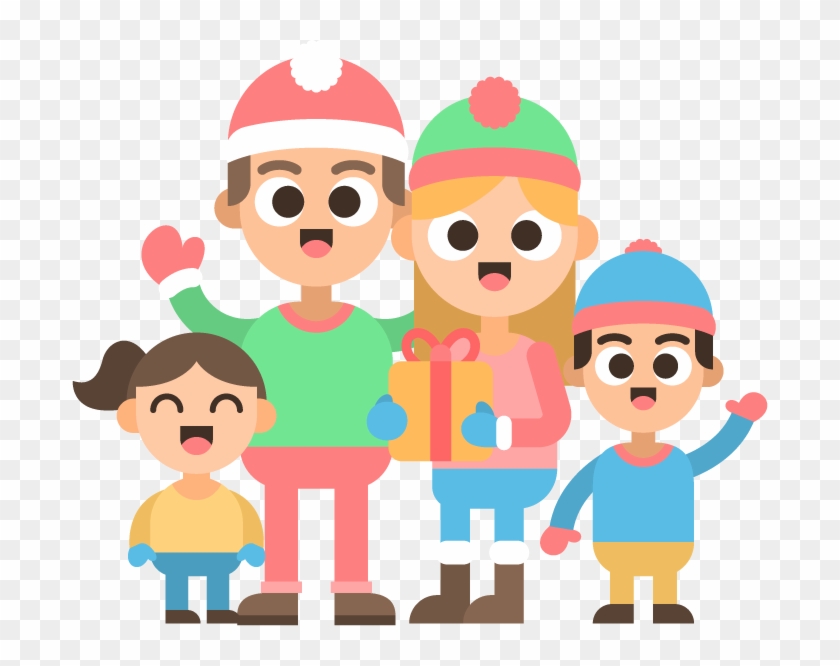 Christmas Family Clip Art - Christmas Day #391776