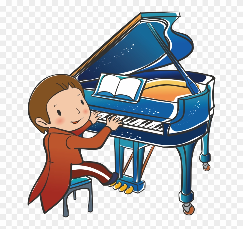 El Diseño De Elementos De Piano Para Niños Individuales - Children Playing  Music - Free Transparent PNG Clipart Images Download