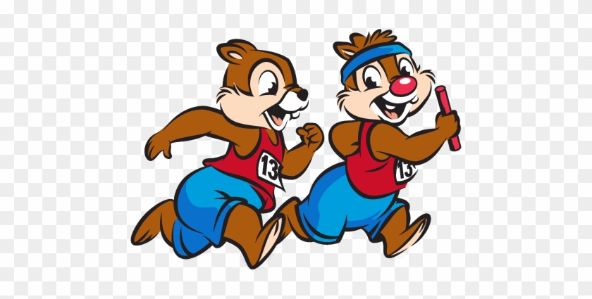 Chip And Dale Clip Art - Chip And Dale Running #391823