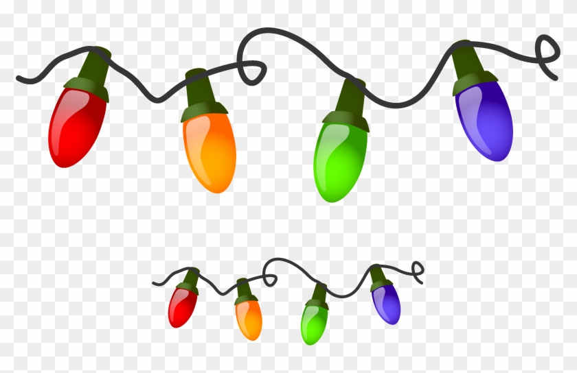 Christmas Lights Border Clipart - Christmas Lights On A String #391868