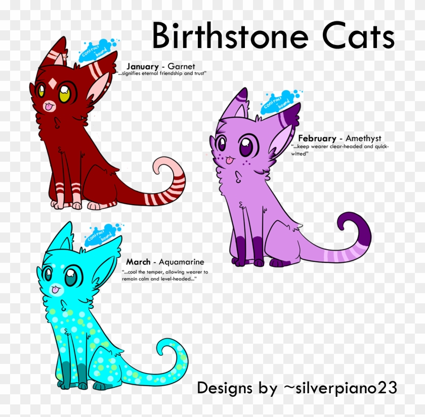 Birthstone Cats [1/4] - Drawing #391879