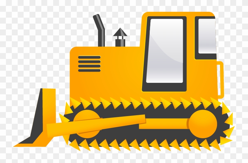 Construction Vehicles Vector Pack - Grua De Construccion Dibujo Animado #391914