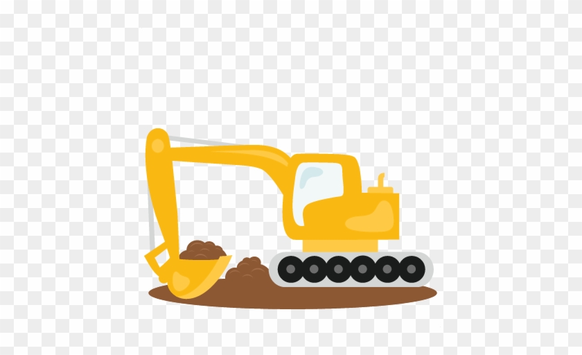 Excavator Svg Scrapbook Cut File Cute Clipart Files - Digger Clipart #391916