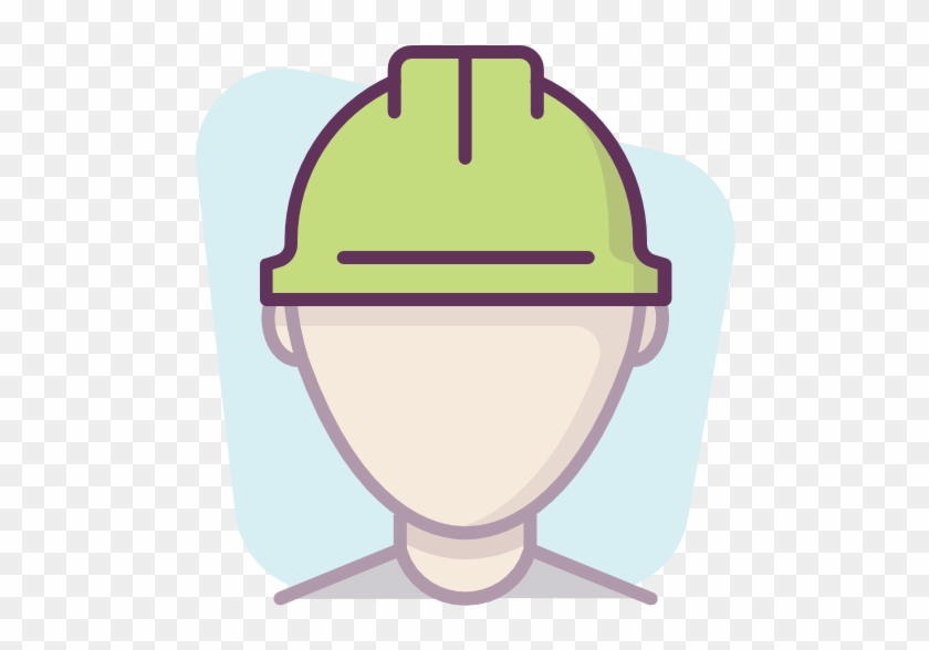 Construction, Protection, User, Worker, Helmet, Green - Usuario Con Casco #392049