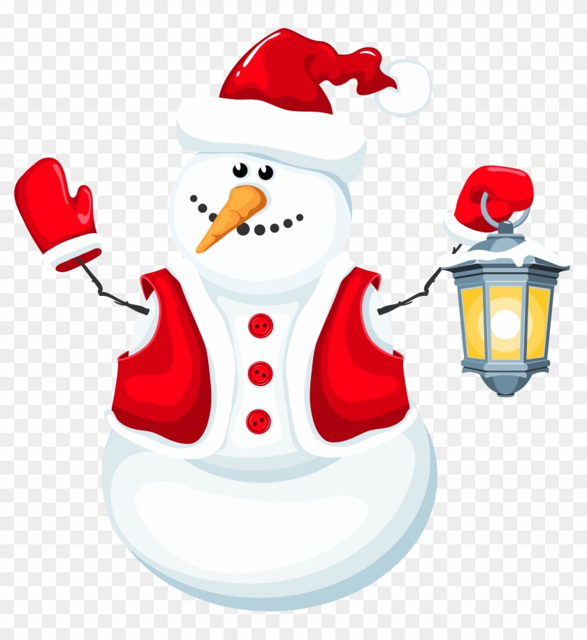 Clip Art Of Snowman Arms - X Mas Snowman Png #392103