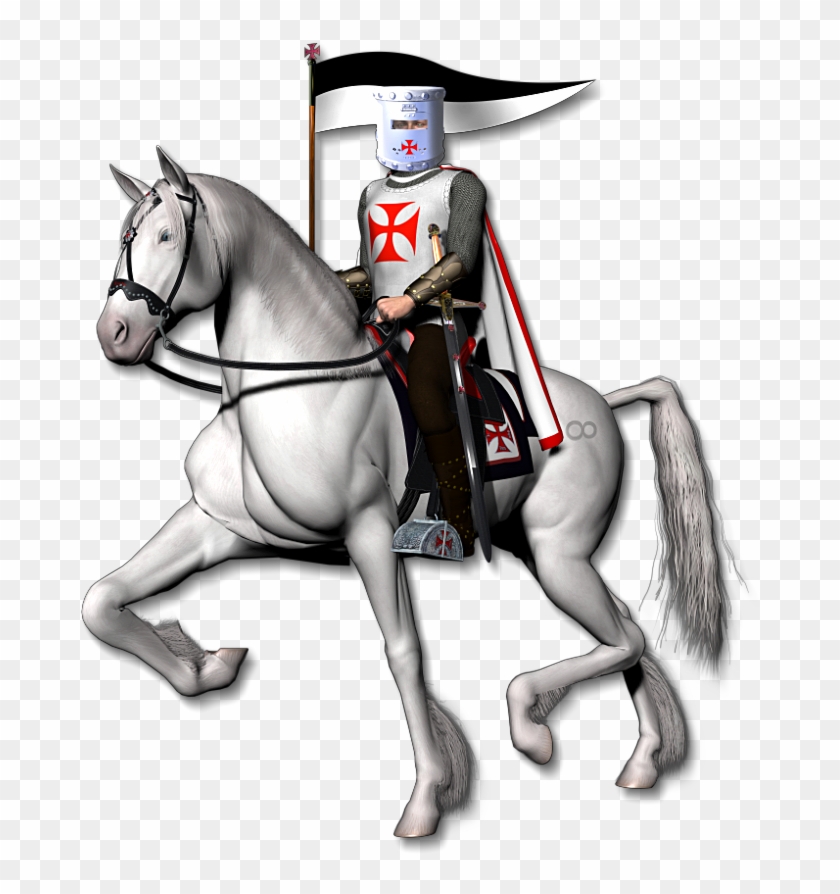Knight On Horse Clip Art - Knight On White Horse #392138