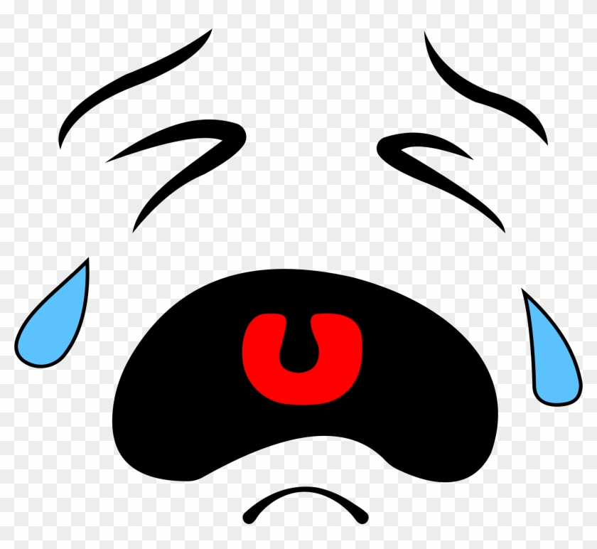 Crying Smiley Face - Crying Face Clipart #392142