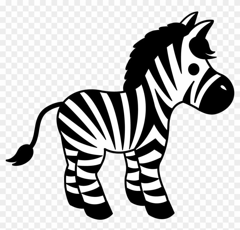 Zebra Clipart Black And White Zebra Clipart Black And - Writing #392223