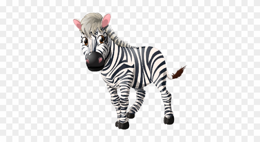 Cute Pink Zebra Clipart - Cute Zebra Cartoon Clipart #392239