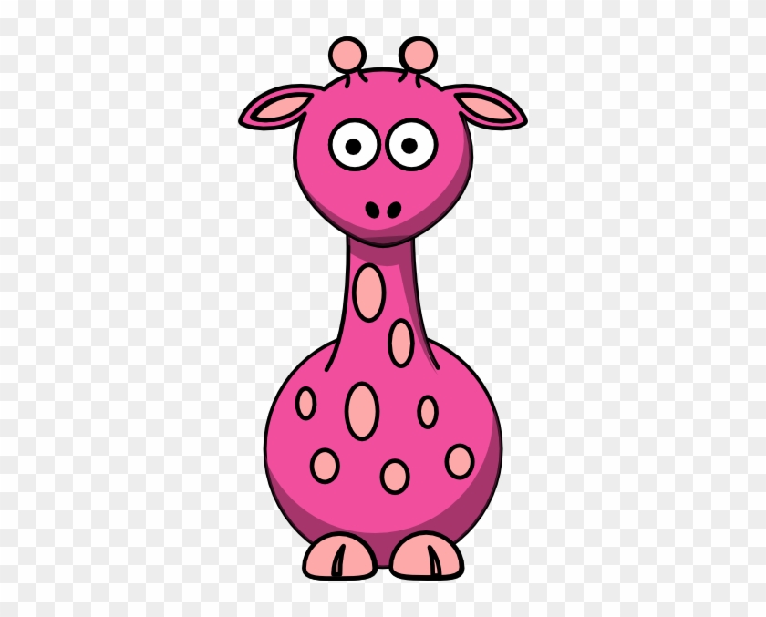 Pink - Giraffe - Clipart - Pinke Giraffe #392599