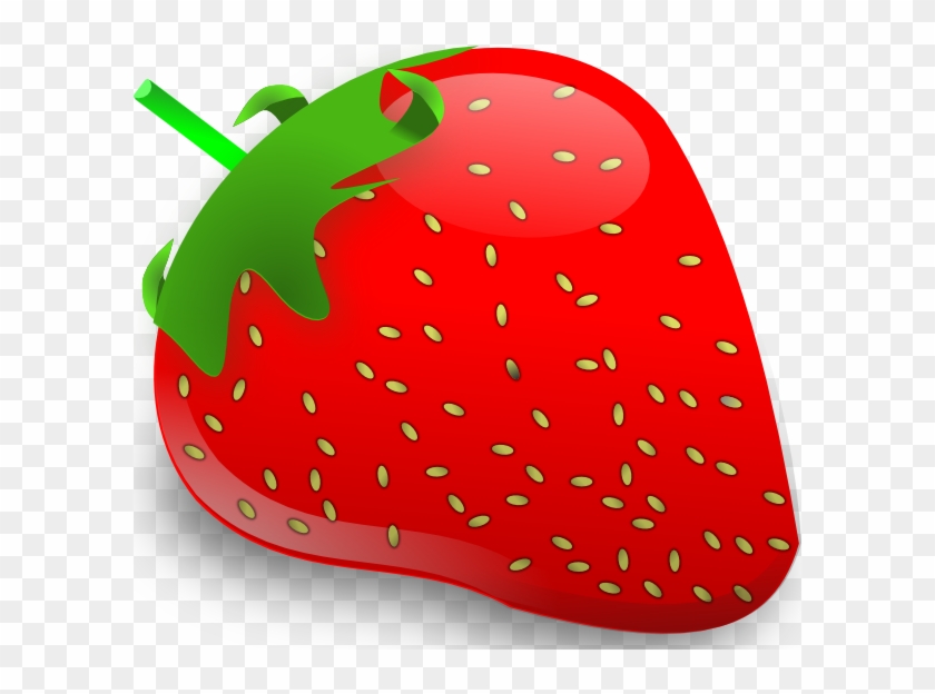 Free Vector Strawberry Clip Art - Red Strawberry Clipart #392637
