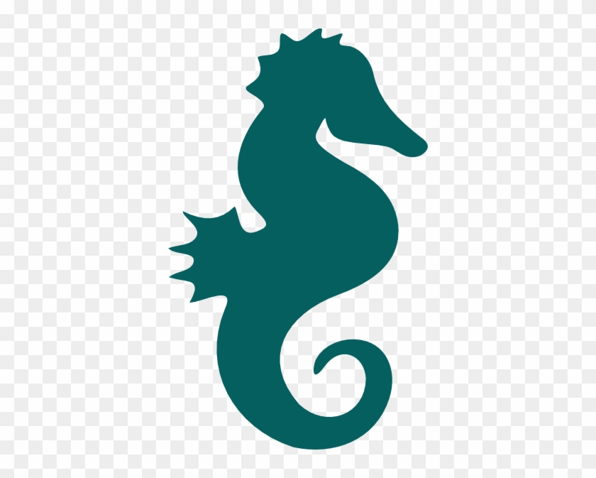 Seahorse - Clipart - Seahorse Silhouette Png #392683