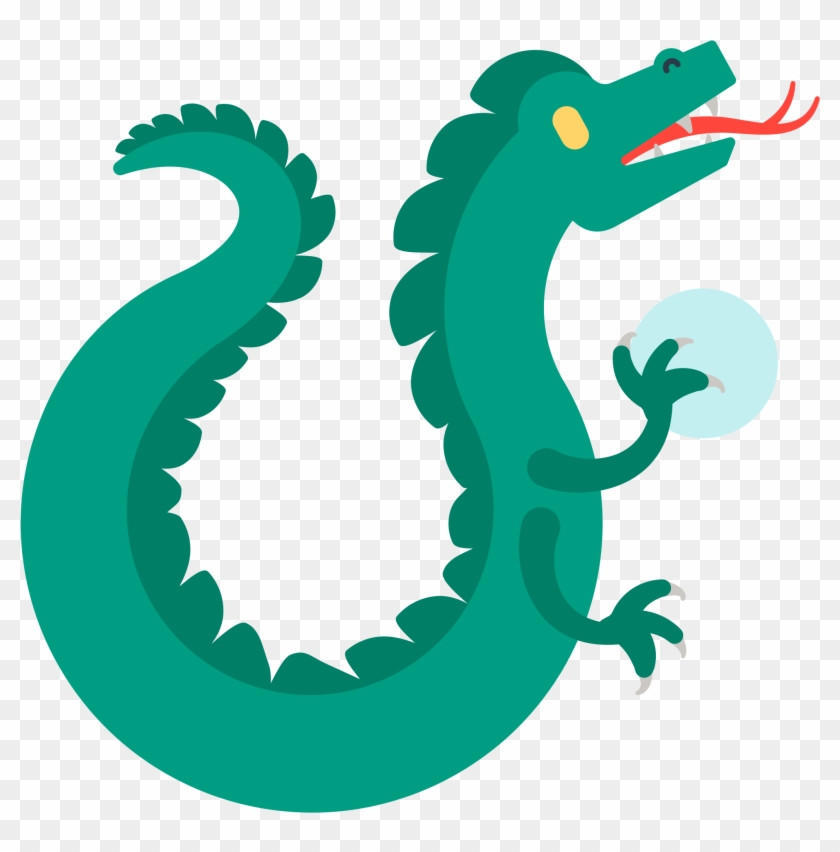 Sea Horse Clipart 22, - Dragon Emoji #392686