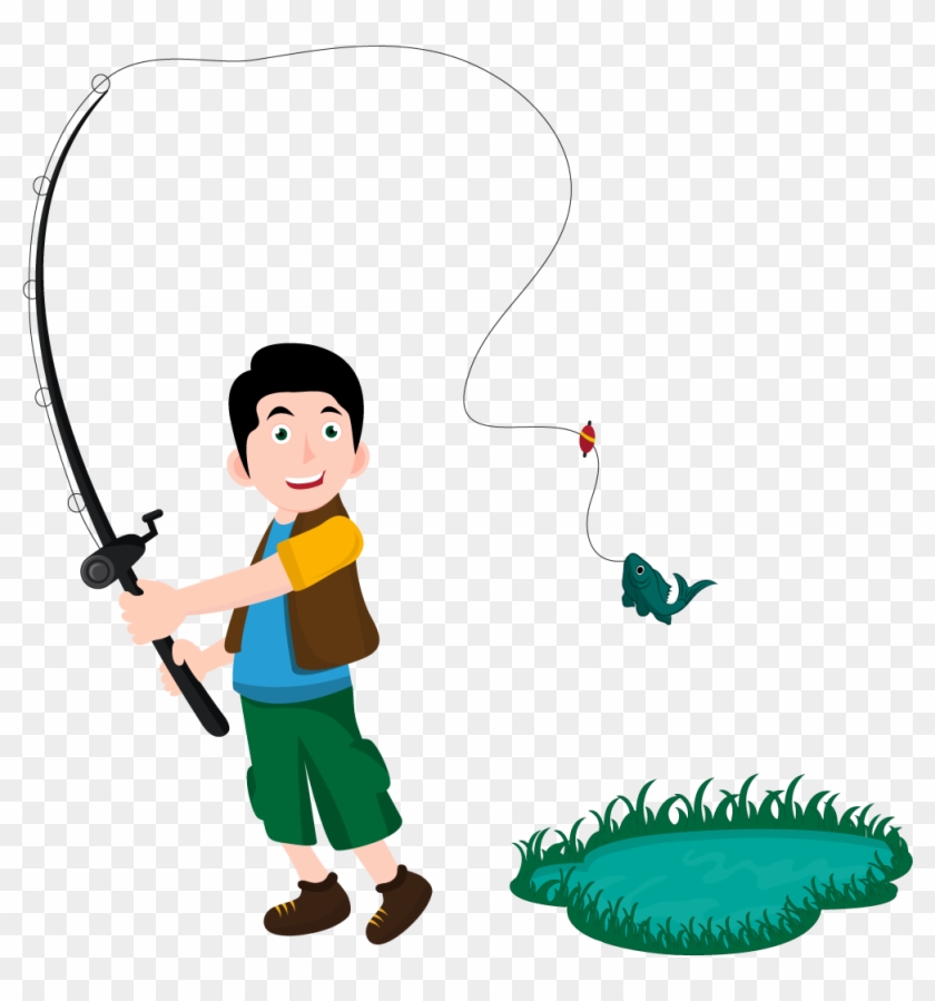 Fishing Pole Clipart Png Image03 - Fishing Cartoon Transparant #392757