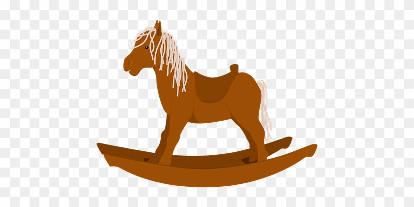 Wooden, Horse - - Rocking Horse Clipart #392844