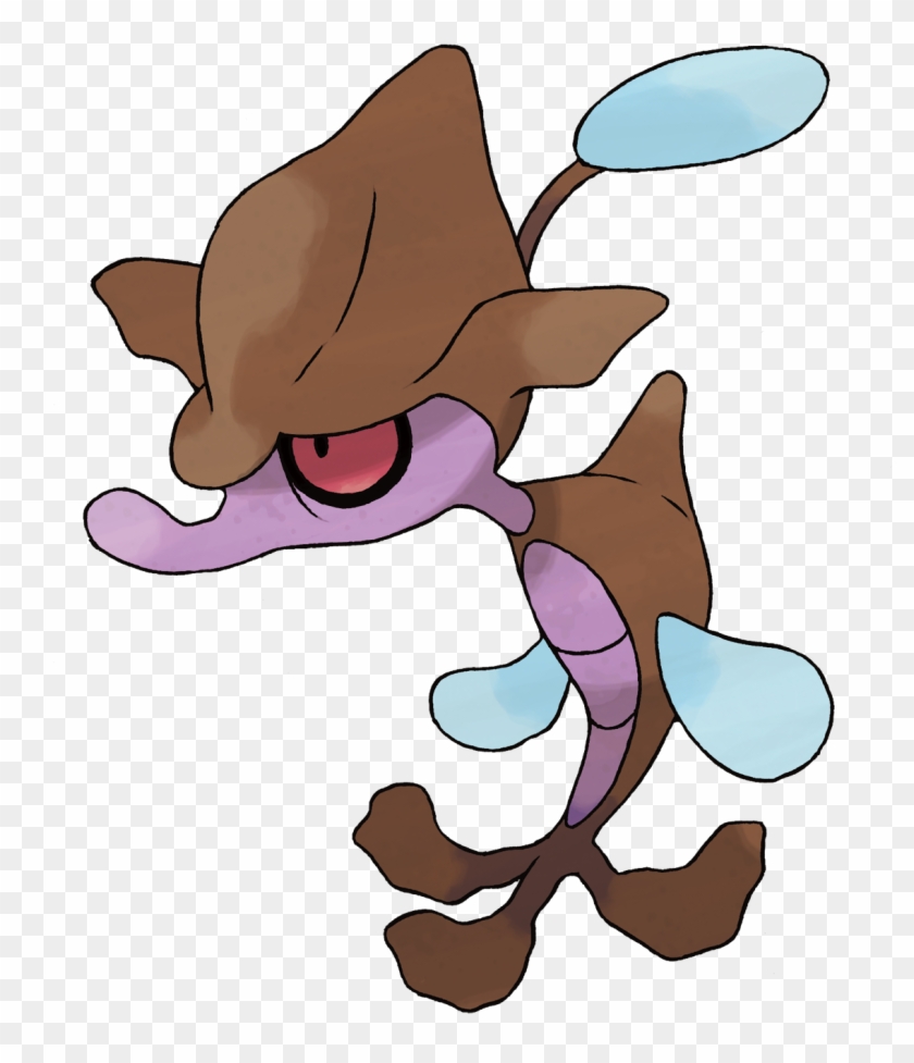 Skrelp Is A New Poison Water Type Pokemon That Resembles Water Poison Type Pokemon Free Transparent Png Clipart Images Download