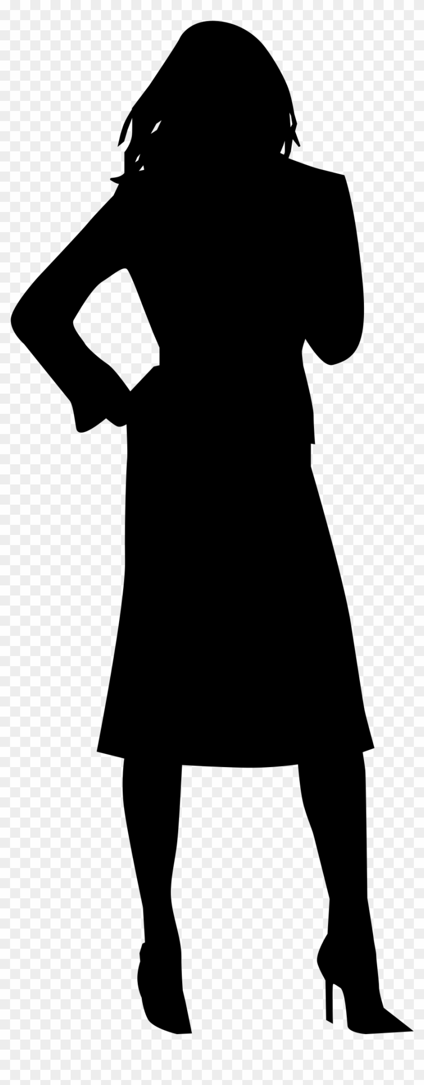 Woman Silhouette Clip Art Free - Woman Silhouette Clip Art #393002