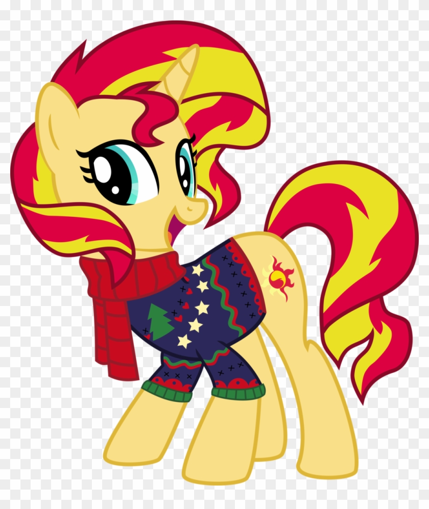 Christmas Sunset 1 By Lunarina Christmas Sunset 1 By - Sunset Shimmer #393026