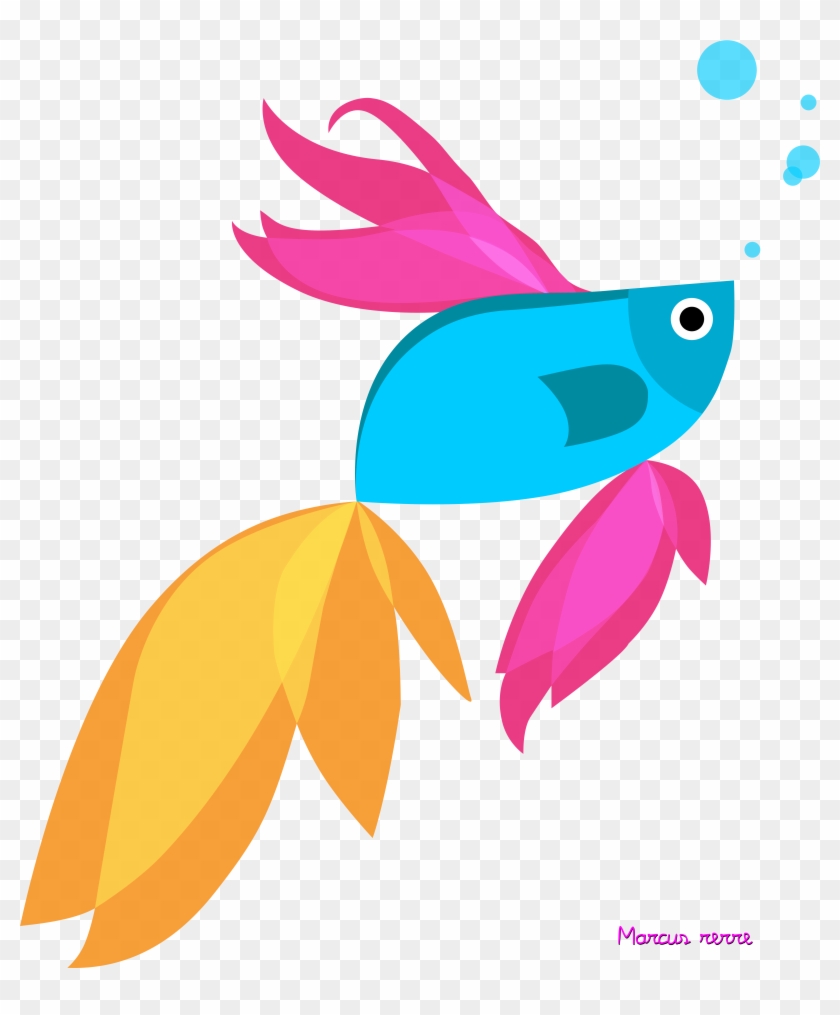 Betta Clipart Transparent Fish - Betta Clipart Transparent Fish #393045