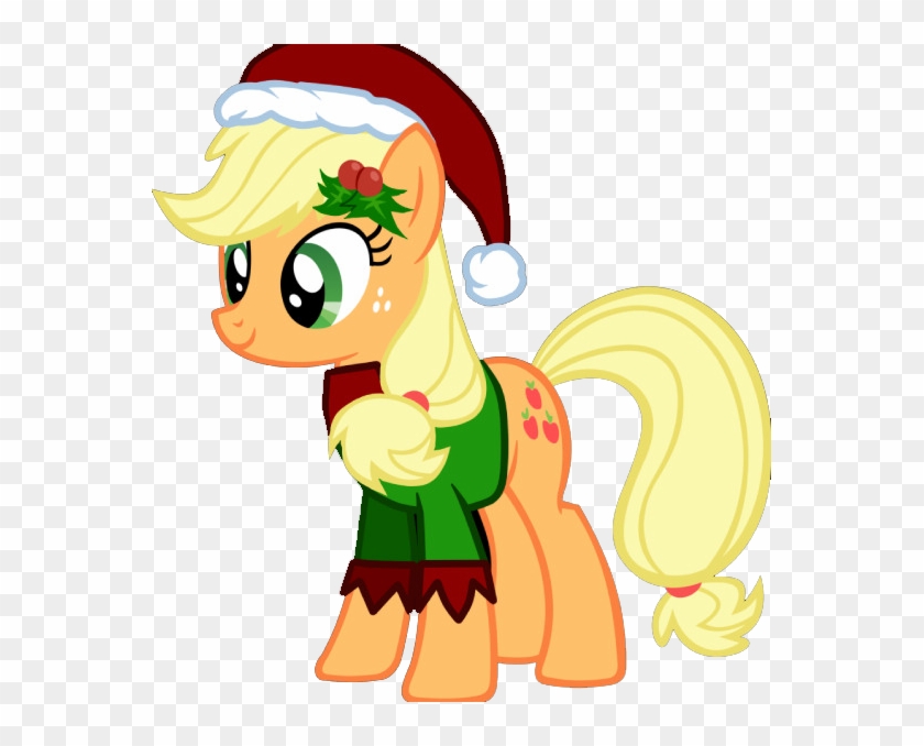Applejack Christmas By J4k3-wood2 - My Little Pony Character Png #393070