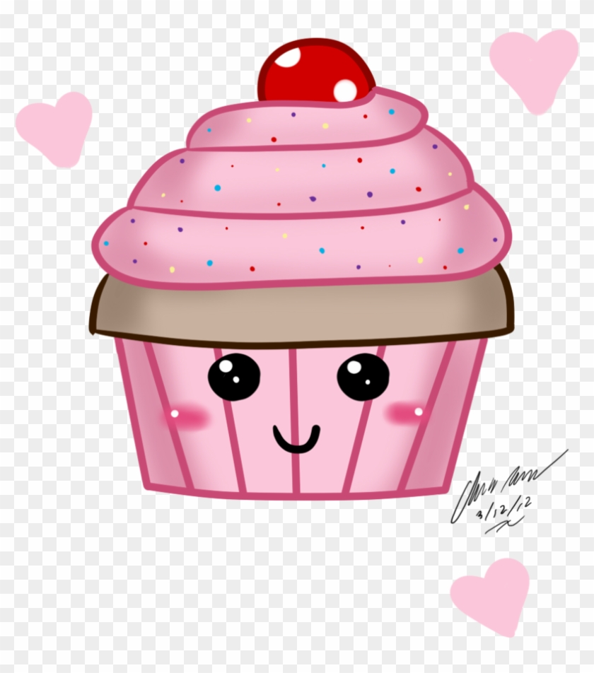 Cupcake Clipart Kawaii - Cupcake Kawaii Png #393186