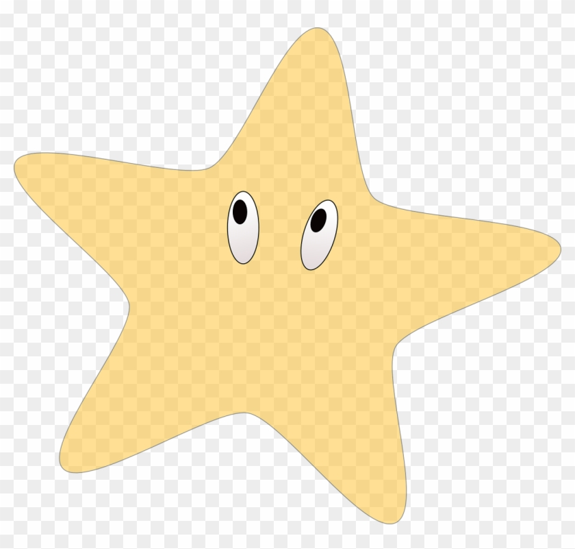 Starfish Outline 13, Buy Clip Art - ดาว สี เหลือง การ์ตูน #393196